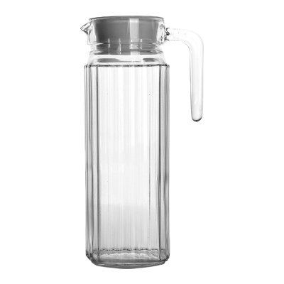 三维工匠耐热凉水壶 玻璃水壶扎壶 可高温冷水壶 大容量茶壶家用饮料凉壶 1100可放冰箱侧门茶具