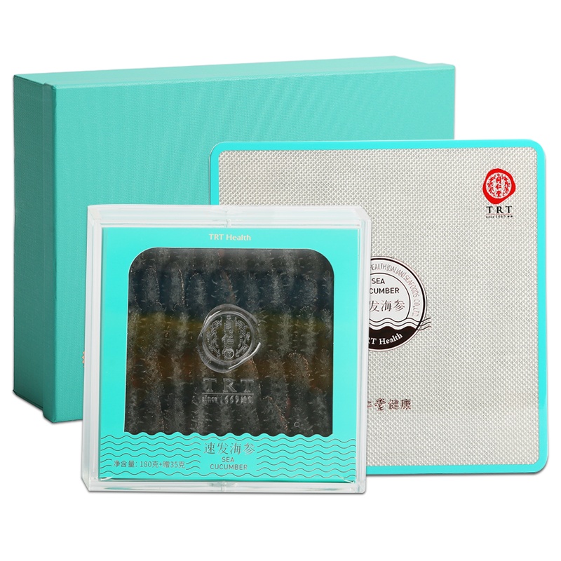 北京同仁堂大连淡干海参速 发海参180g干货海鲜礼盒