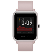 Amazfit 智能运动手表米动手表青春版1S 华米科技运动手表 GPS NFC 消息提醒 心率检测 暖粉