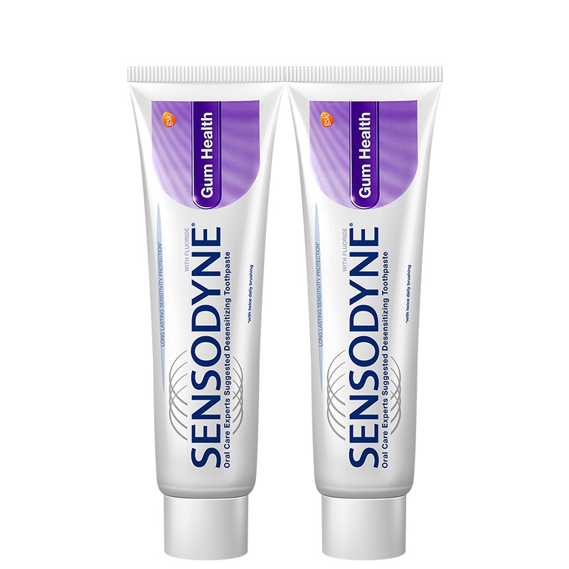 舒适达牙龈护理抗敏感牙膏100g*2支组合装 缓解牙齿敏感 防蛀护龈 清洁口腔