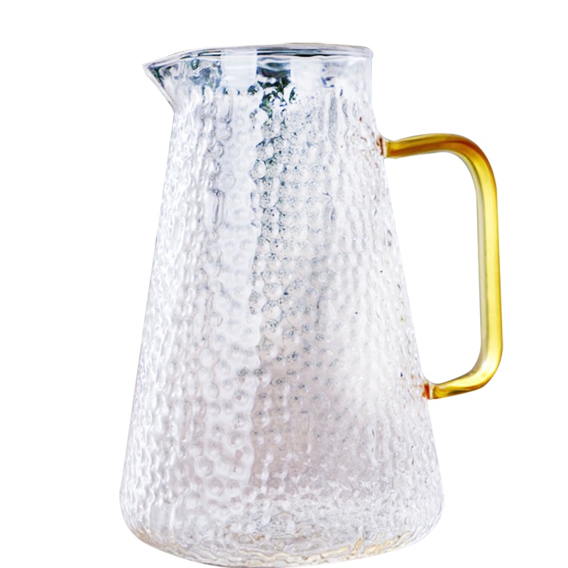大容量凉水壶 XTL525 锤纹玻璃冷水壶耐高温玻璃水壶 (个)