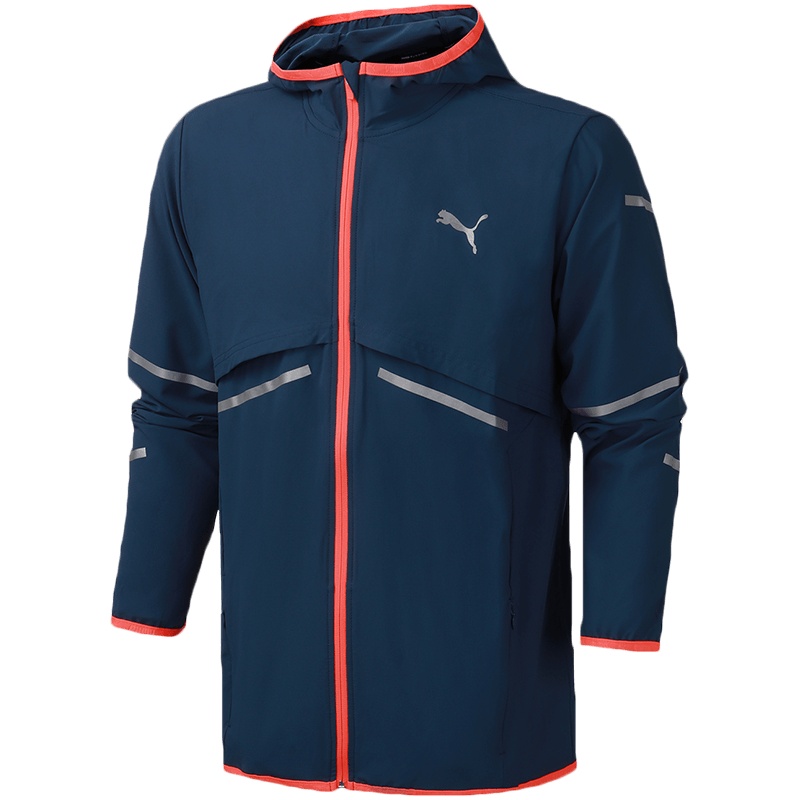 PUMA彪马男装运动服休闲连帽开衫梭织外套518958