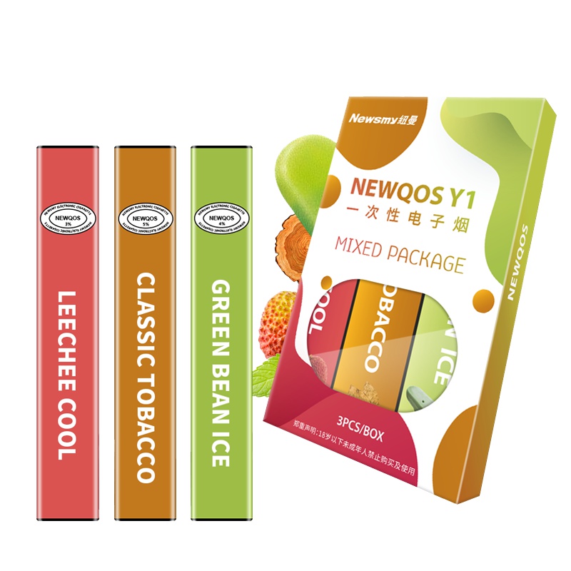 纽曼(Newsmy) 电子烟 Y1 一次性 清凉荔枝口味 3支/盒