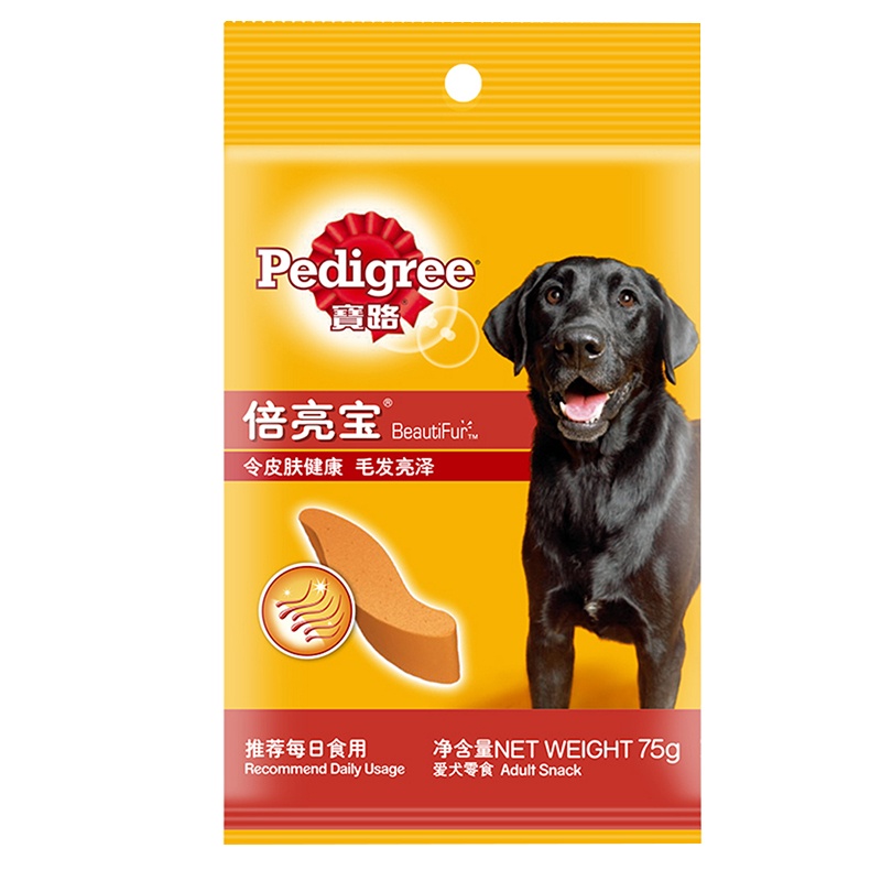 宝路 倍亮宝成犬零食 75g