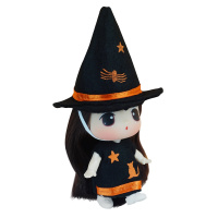 冬己迷糊娃娃换装女孩公主玩偶迷你可爱萌娃娃人偶娃娃生日礼物FDE0901（黑巫女）