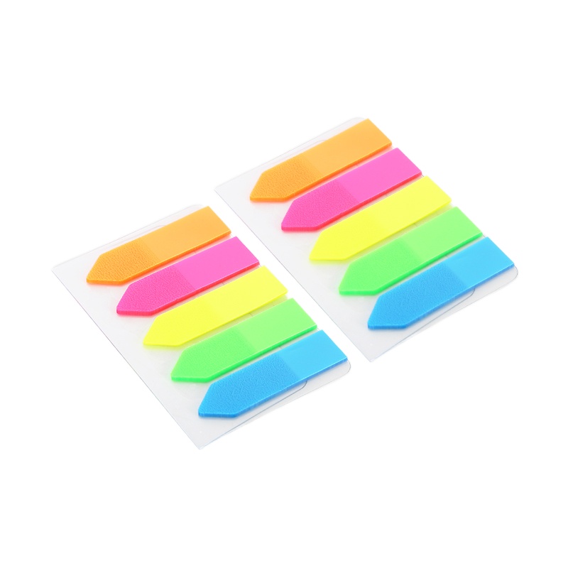 企购优品 便条纸/便利贴/便签纸 箭头提示标签 指示标签 100片装