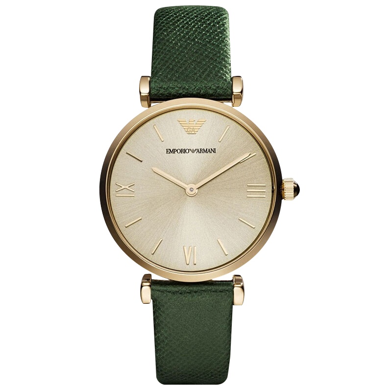 阿玛尼(ARMANI)优雅女士手表 欧美品牌休闲石英表女AR1726