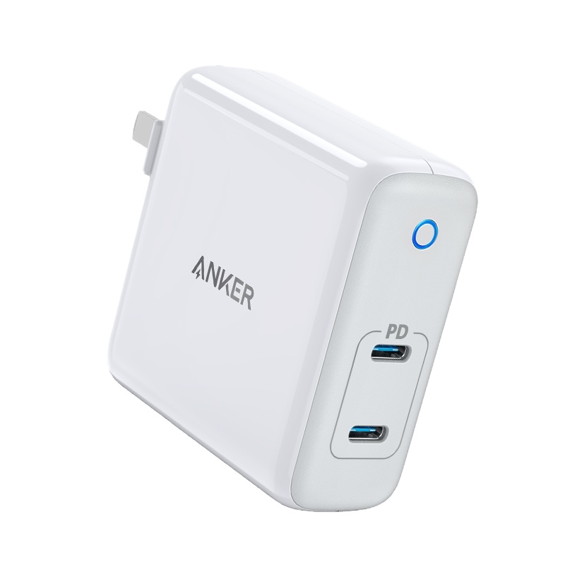 Anker氮化镓GaN充电器（60W）PD快充Macbook折叠便携苹果电脑笔记本手机充电适用 苹果充电器 华为