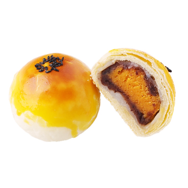 花园五月田 海鸭蛋黄酥红豆雪媚娘6粒组合装330g 糕点点心