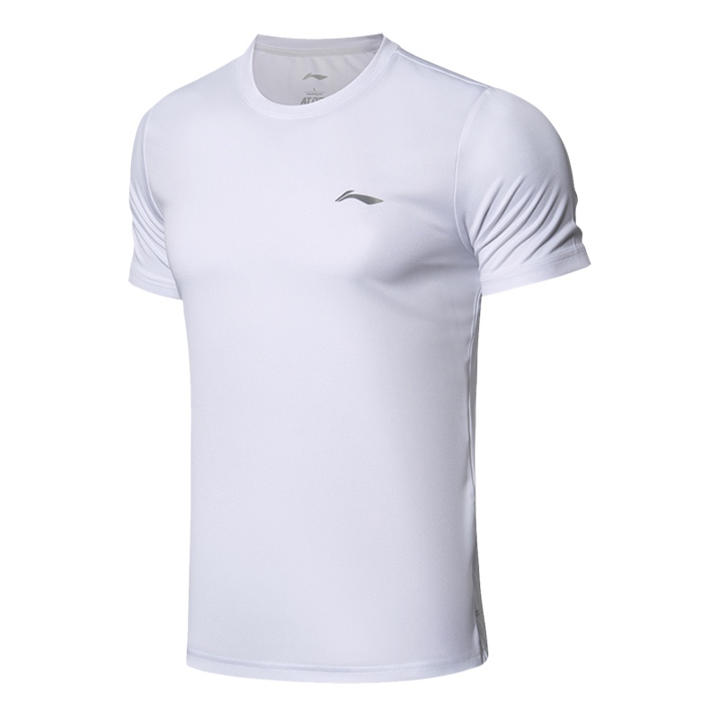 李宁 训练系列 男款短袖T恤ATSL225速干凉爽运动服