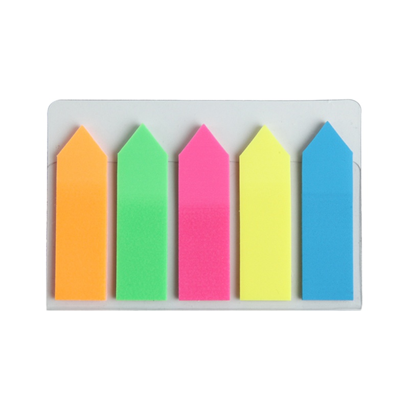 齐心(comix)XSW D6019荧彩系列标签易事贴 X5色箭头(5包装) 配色