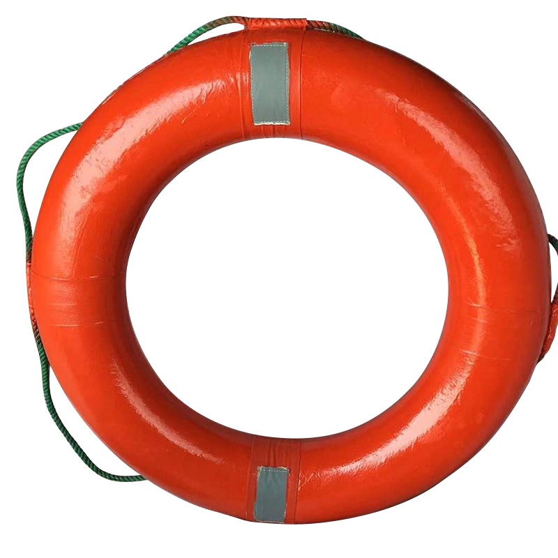 [规格:两个]船用橘色泡沫实心水库泳池防汛救生圈