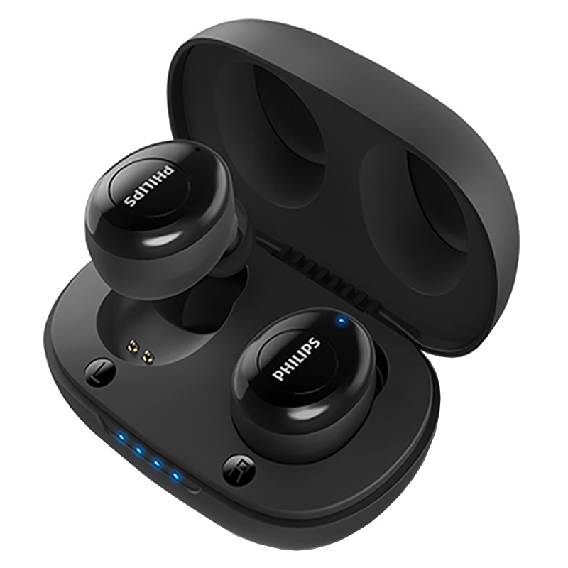 Philips飞利浦TAUT102BK/00 真无线蓝牙耳机 半入耳式 音乐运动苹果安卓
