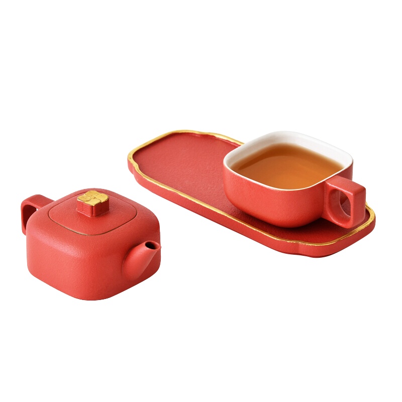 茶器 SCP0176 故宫宫廷文化一壶一杯一茶盘私享茶器居家办公花茶快客杯 (个)