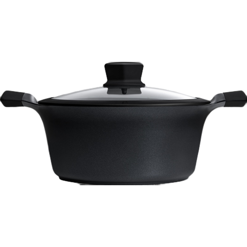 小米有品火候超白金压铸不粘汤锅一体把手家用锅具 HU0072 20个起订