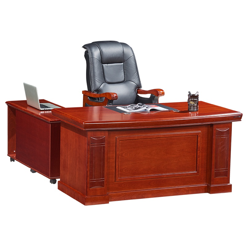 [红心家居]班桌办公桌1.8米带副台中班桌油漆班台