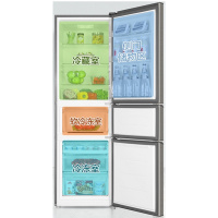海尔(Haier) BCD-215STPD 三门冰箱 215升 软冷冻家用冰箱