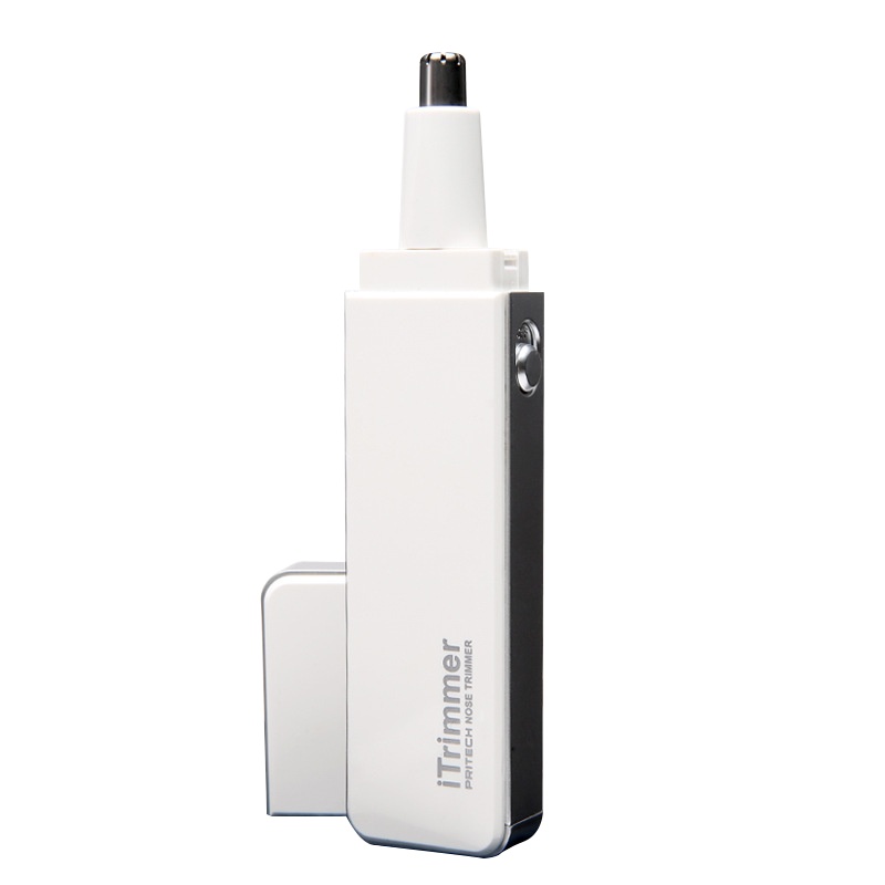 匹奇(Pritech)TN188鼻毛修剪器 干电池男士护理清洁电动式刮鼻毛修剪器女用剃刀 白色