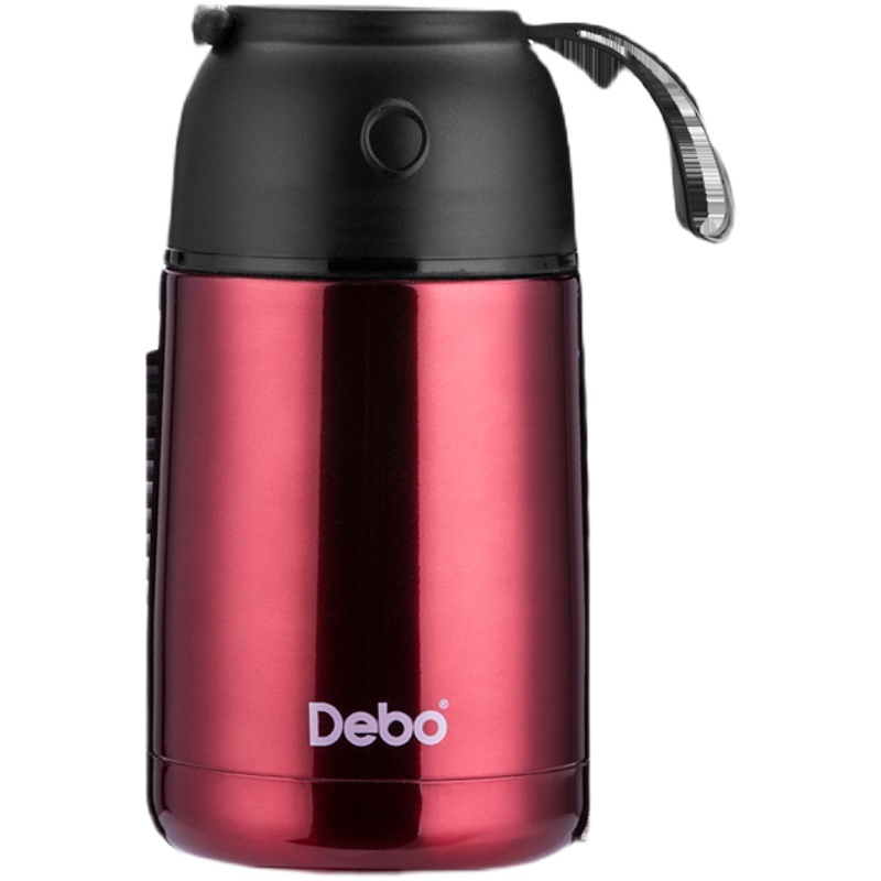 Debo德铂304不锈钢防滑手提安全耐用DEP-591焖烧壶650ml便携 单个装