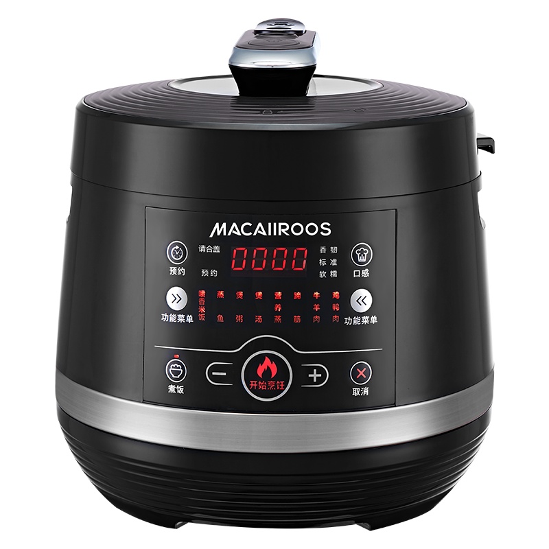 迈卡罗(Macaiiroos) 电压力锅 MC-5252 球釜内胆 立体加热 24H预约 多功能菜单 恒温控制 单个价