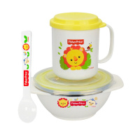 费雪牌(FISHER-PRICE) 母婴幼儿童 餐具礼盒套装(碗+杯+更)FP-8616C 黄色 适合年龄:12个月以上