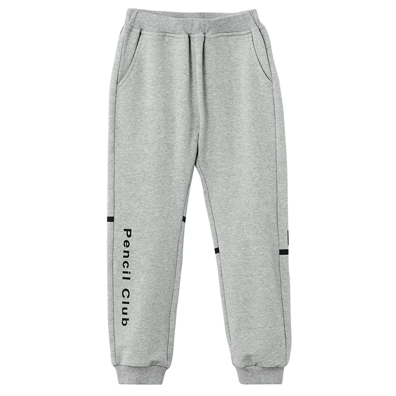 铅笔俱乐部童装2019秋装新款男童休闲长裤中大童运动裤子儿童长裤