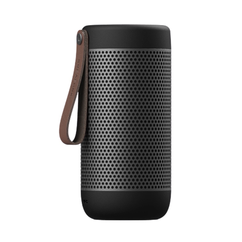 丹麦Kreafunk aCOUSTIC北欧简约蓝牙5.0手提式环绕立体声无线充电便携音箱 黑色特别版
