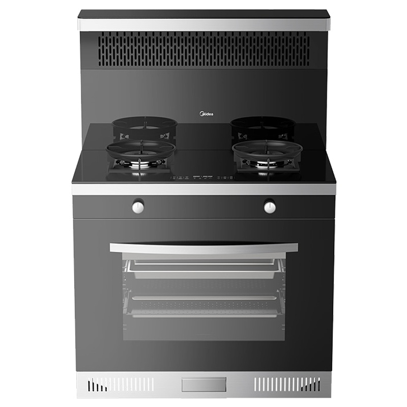美的(Midea)集成灶JJZT-Z06-G 家用厨房抽油烟机燃气灶蒸箱套装 天然气集成灶