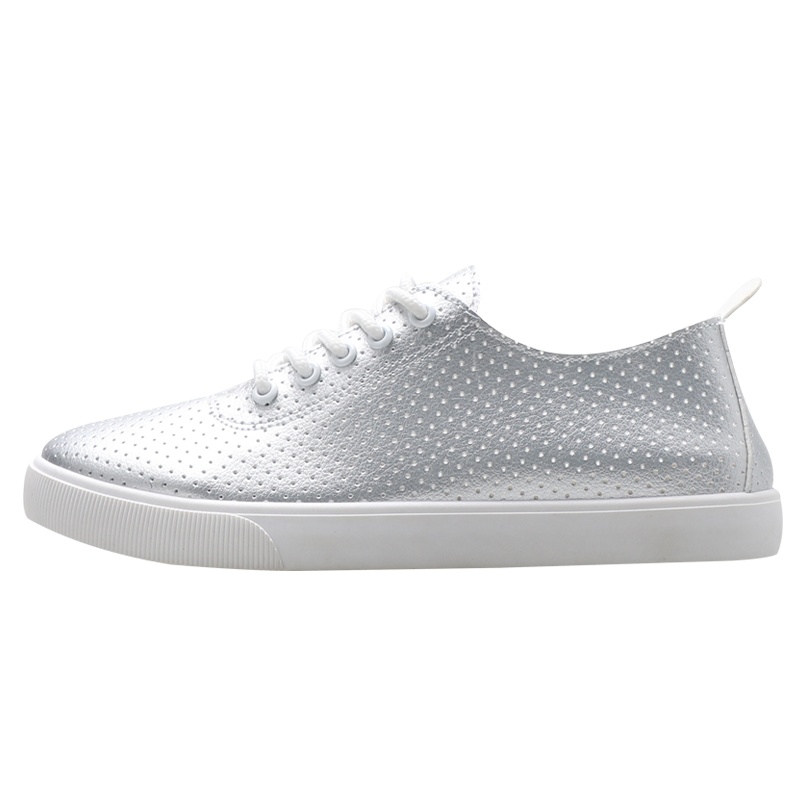 双星休闲鞋2020新款小白鞋女百搭韩版白色透气PU面板鞋1215