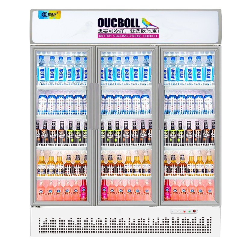 欧驰宝(OUCBOLL)1080升 商用展示柜 啤酒柜 恒温柜 侧开门 商用展示柜冷藏立式冰柜 冷柜饮料柜
