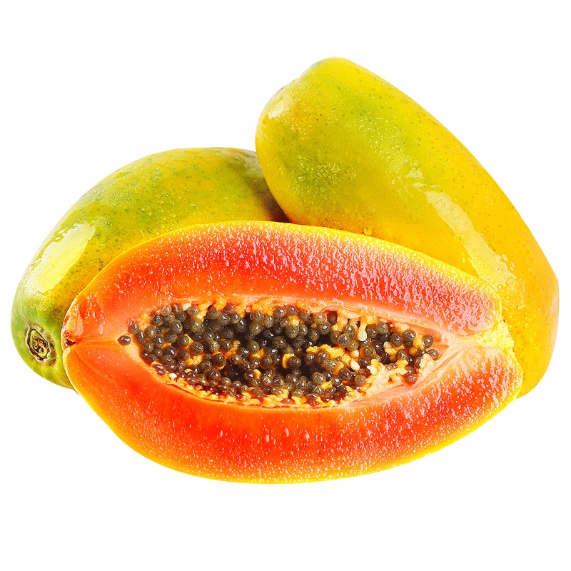 云南红心木瓜 皮薄多汁 清甜诱人 软糯嫩滑 唇齿留香 富含丰富的维生素 美容美颜 健脾