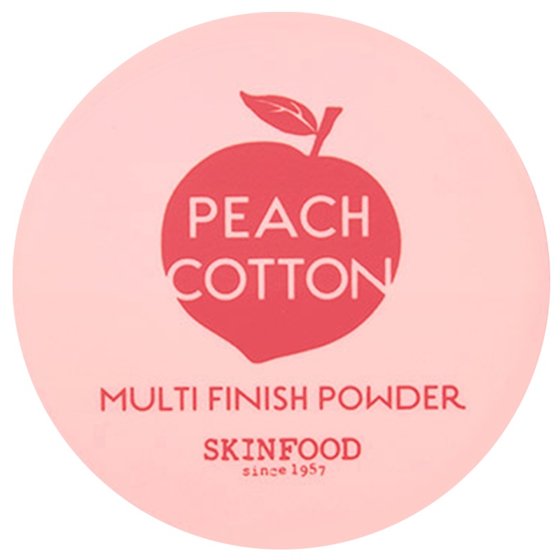 skinfood思亲肤 水蜜桃丝柔散粉 定妆散粉蜜粉 方便携带一粉多用 丝般柔嫩清爽不脱妆粉质细腻修颜提亮 15g