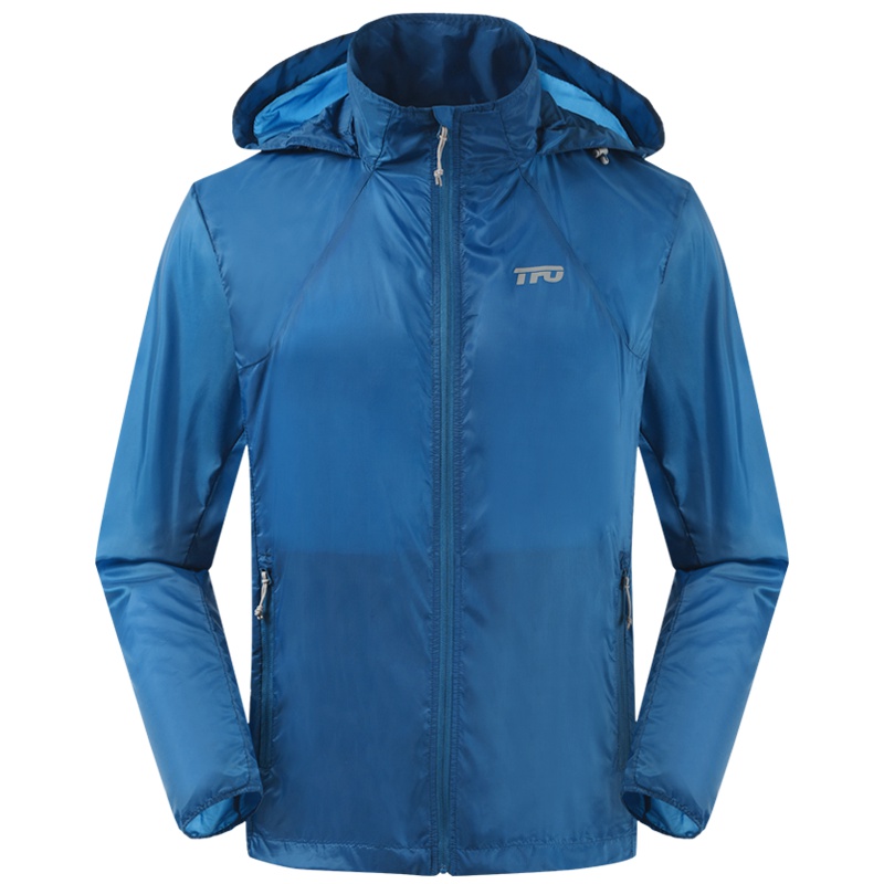 TFO丝绸质感背部透气轻薄防晒防晒衣男款皮肤风衣