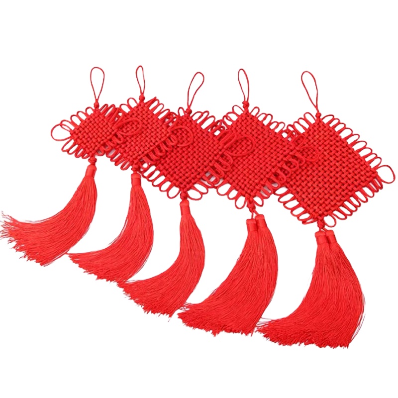 中国结小号 春节过年装饰 平安结同心结 红色20盘 直径26CM总长45CM 一对起卖