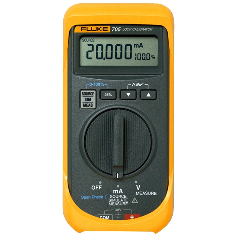 福禄克(FLUKE)705 环路校准器 过程回路校准仪 电流1uA电压1mV分辨率