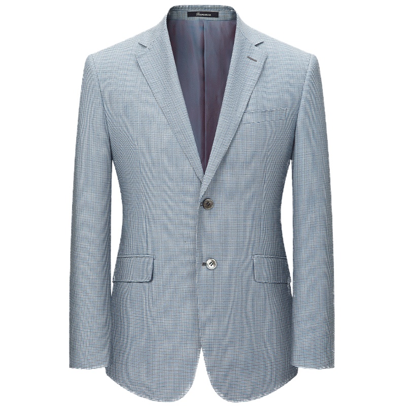 培罗蒙(Baromon)男士西服上衣商务休闲西装青年男士羊毛单西外套18XH15106