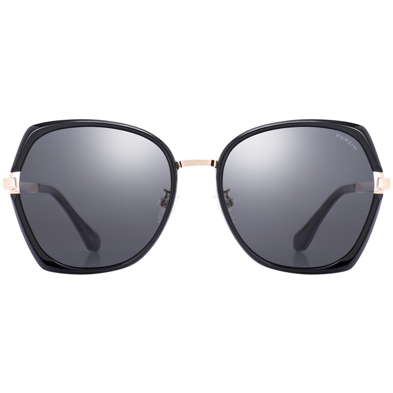 帕森偏光太阳镜女士复古潮流金属大框潮墨镜驾驶镜 91605