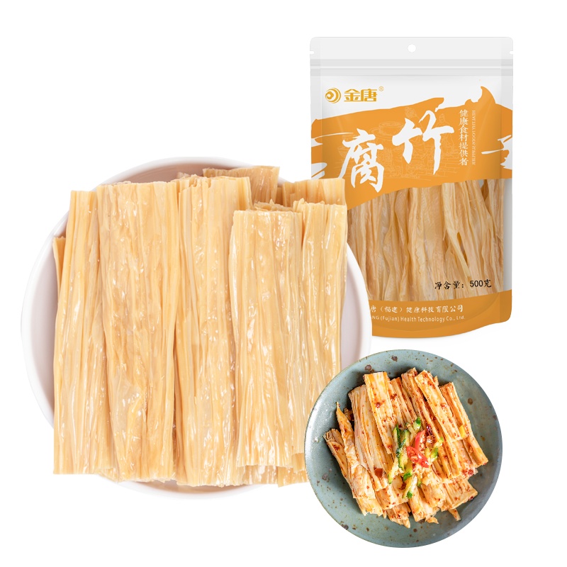 金唐(KTANG)腐竹500g 黄豆原浆腐竹 手工制作豆腐皮豆皮干货 火锅涮菜凉拌菜必备