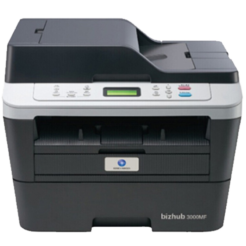 柯尼卡美能达(KONICA MINOLTA)3000MF黑白激光打印机 柯美复印机 多功能扫描一体机