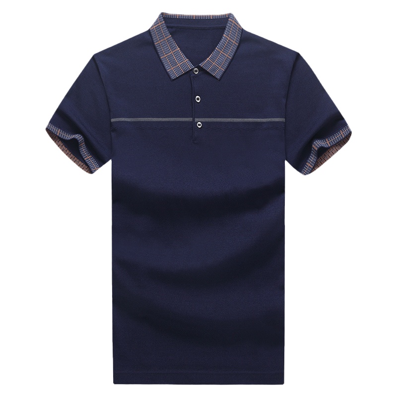 罗蒙夏季新款熊公仔宽松字母印花短袖T恤潮流翻领POLO衫