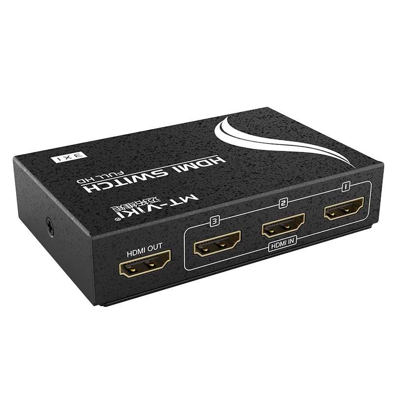 迈拓维矩MT-SW301MH hdmi切换器三进一出2进1出hdmi高清音视频切屏器