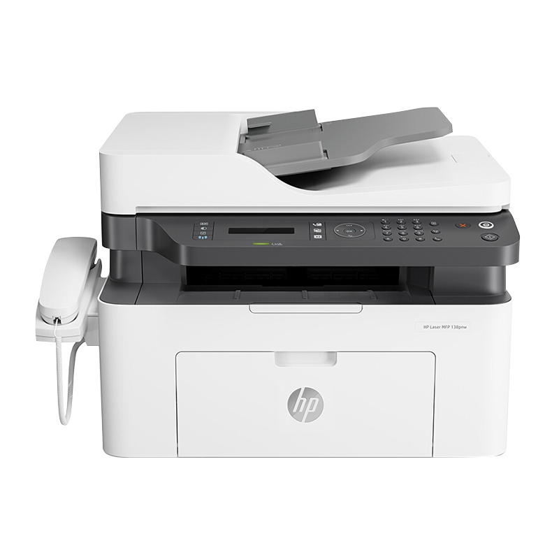 惠普 (HP)Laser MFP 138pnw 锐系列黑白激光多功能一体机 四合一打印复印扫描传真 进稿器 1216nfh升级网络无线版M30W/136W/M1136