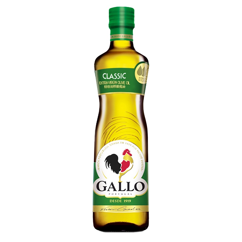 橄露GALLO 橄榄油 葡萄牙原瓶原装进口精选特级初榨橄榄油750ml食用油