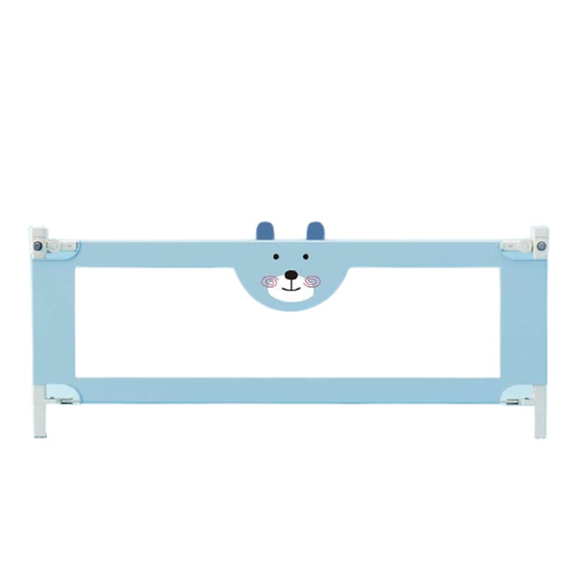 [贝吉]婴儿童防掉安全床护栏宝宝床边床围栏大床栏杆防摔挡板通用垂直升降 粉色动物园2米 一面装