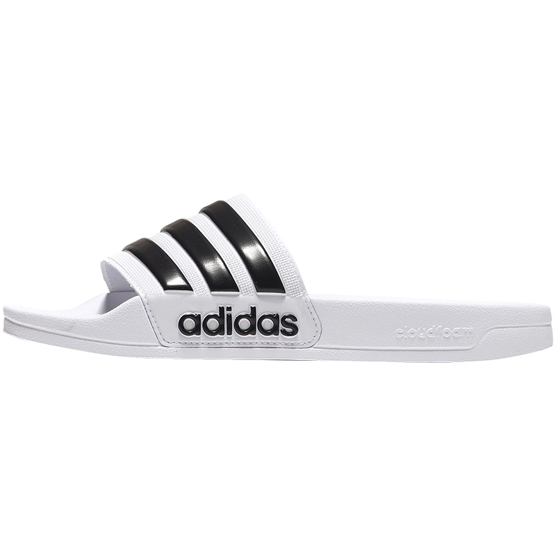 adidas阿迪达斯NEO中性男鞋女鞋运动休闲拖鞋AQ1702 AQ1702亮白+1号黑色