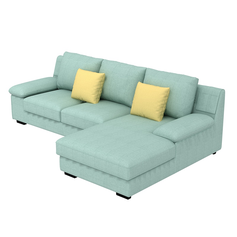 掌上明珠布艺沙发北欧简约小户型客厅多功能透气沙发 SF-DS139