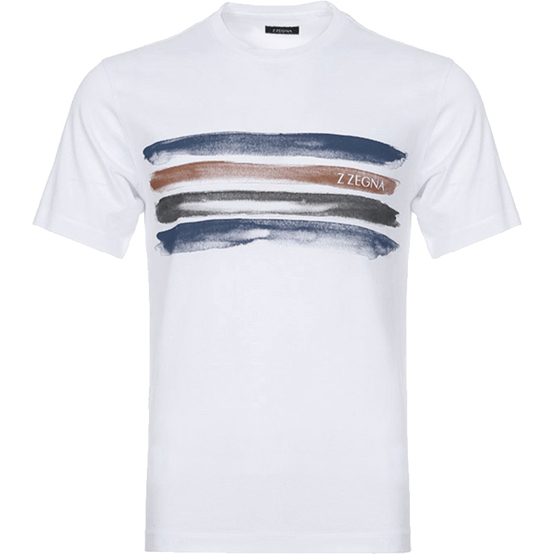 Z ZEGNA 杰尼亚 男士棉质圆领短袖T恤 VS372 ZZ630D