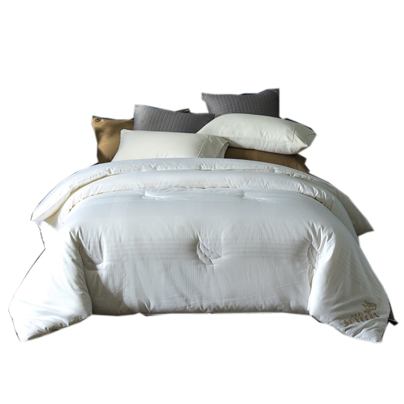 唛乐斯Mallas40支S全棉小提花大豆纤维被春秋被冬被 舒适耐用