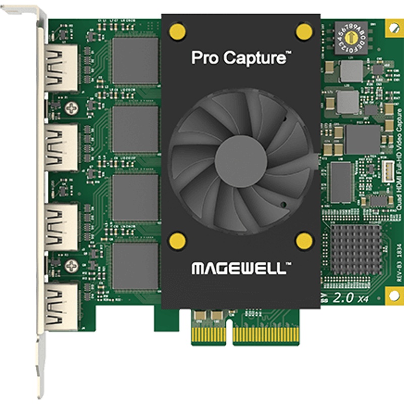 美乐威 MAGEWELL Pro Capture Quad HDMI 四路高清视频采集卡HDMI