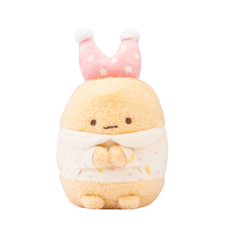 名创优品(miniso) 角落小伙伴系列公仔生日礼物毛绒玩具布娃娃创意玩偶[睡衣派对炸虾尾]